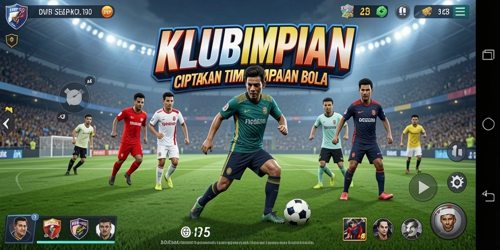 Tampilan gameplay menarik dari KLUBIMPIAN yang menegangkan.