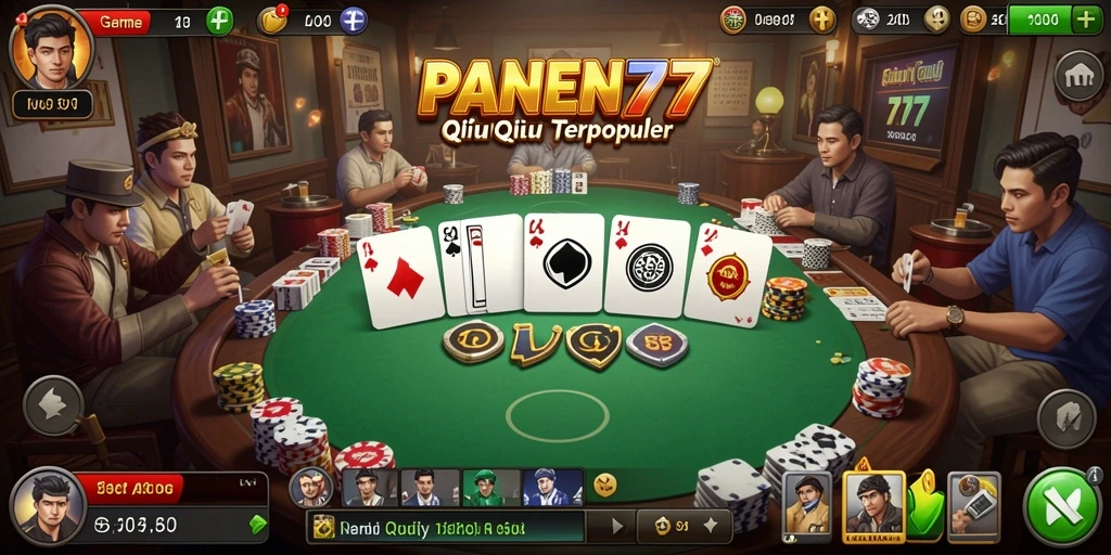 Tampilan menawan gameplay QiuQiu di PANEN77