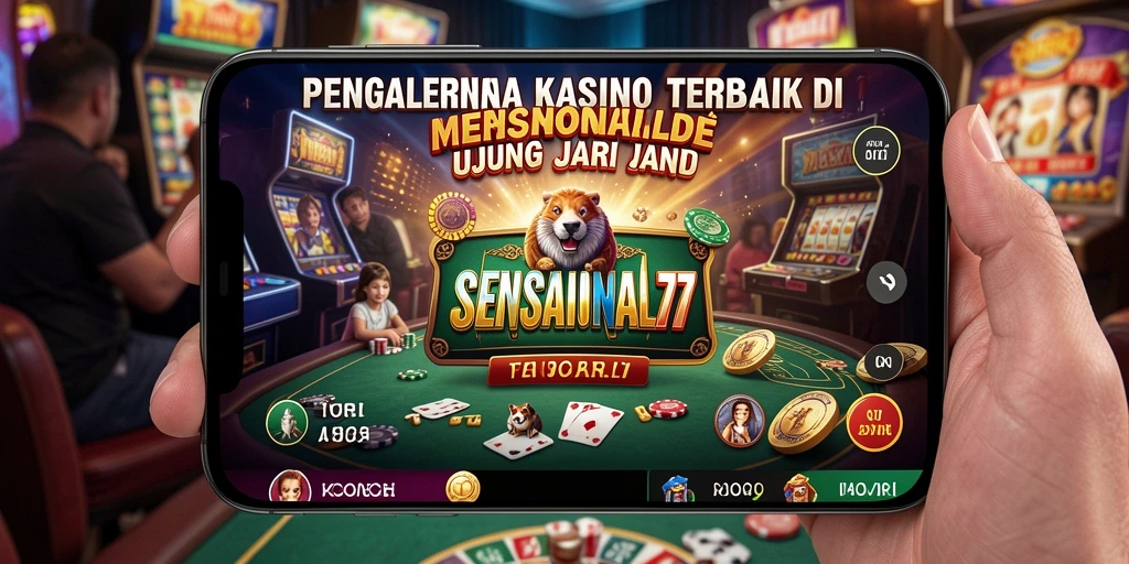 Screenshot SENSATIONAL77 menampilkan gameplay Kasino yang mendebarkan dan interaktif.
