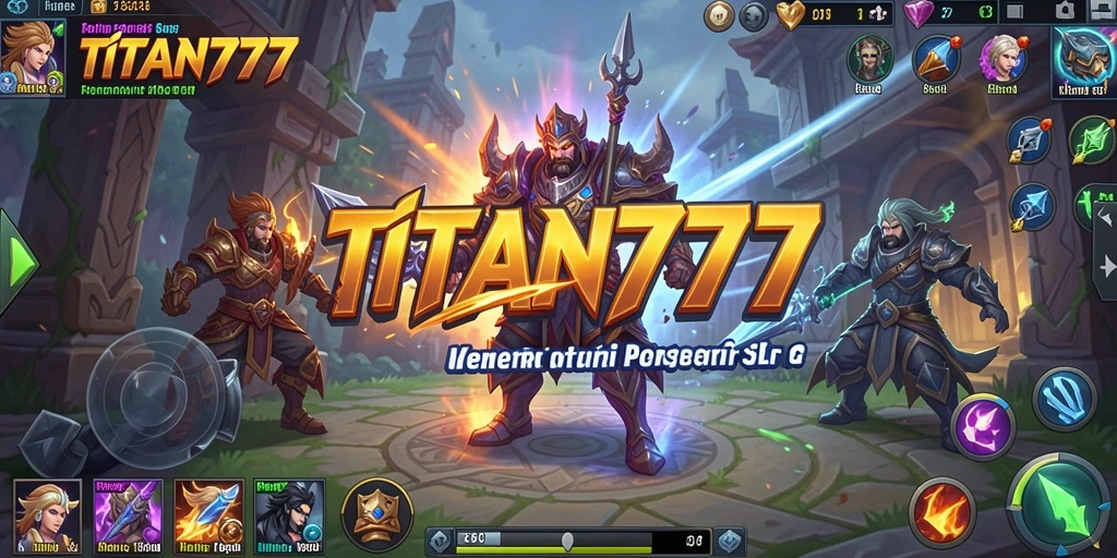 Tampilan gameplay <strong>TITAN777</strong> yang menantang dan strategis.