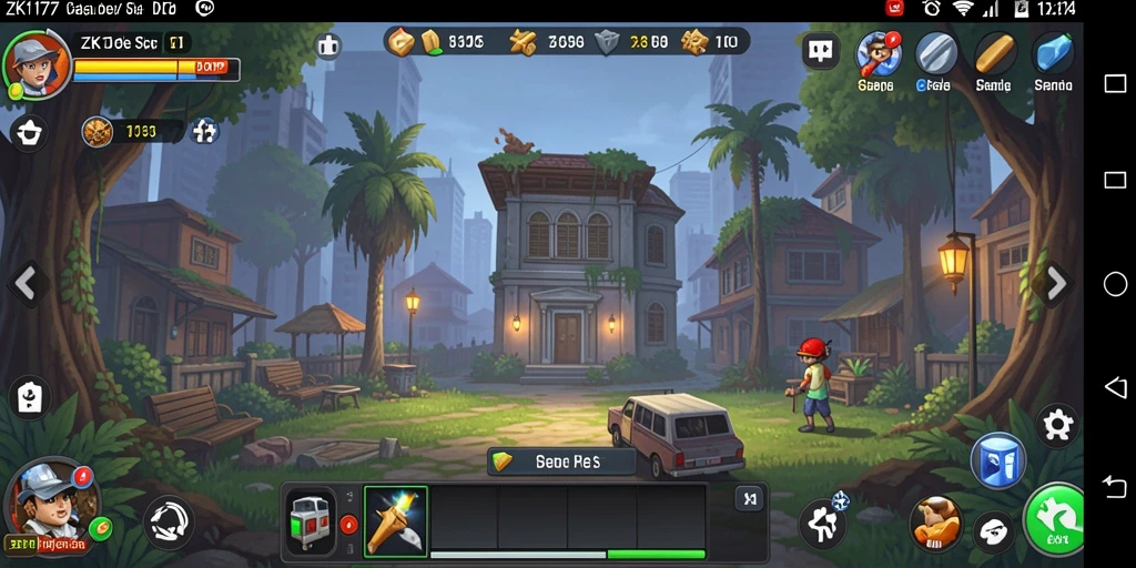 Gameplay ZK1177 yang seru dan adiktif dalam genre Idle.
